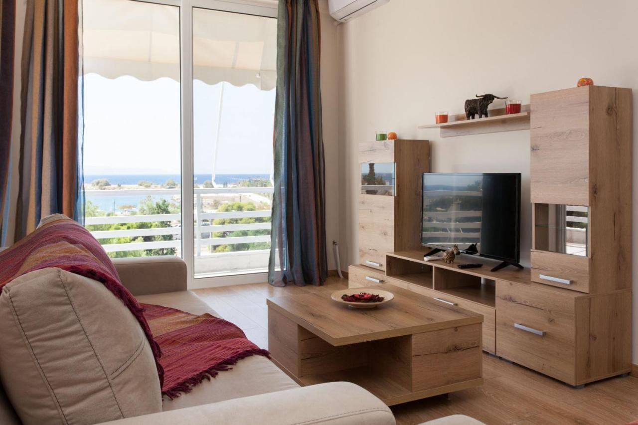 Modern Apt In Glyfada A Breath Away From The Sea - The View 아테네 외부 사진
